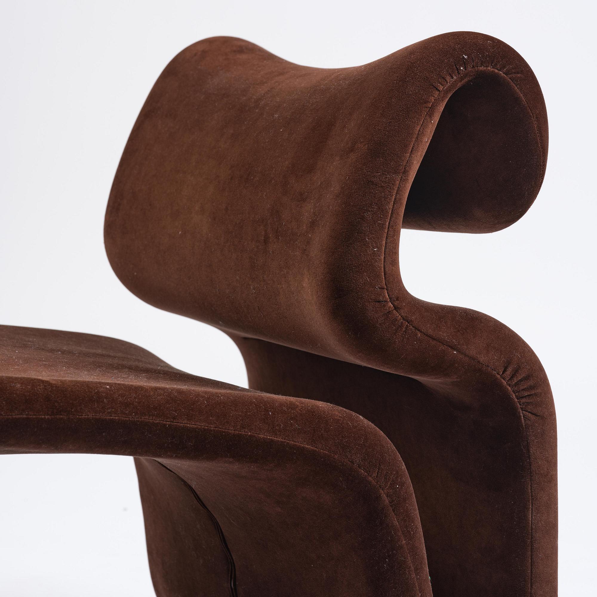 Jan Ekselius, a pair of “Etcetera” armchairs, Artilleriet Ateliers, Sweden, post 2018.