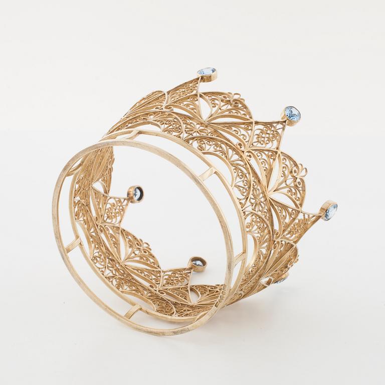 A bridal crown by Olav Kristensen, Göteborg, 1939.