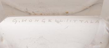 GÖRAN HONGELL, VAS, signerad G. Hongell Iittala.