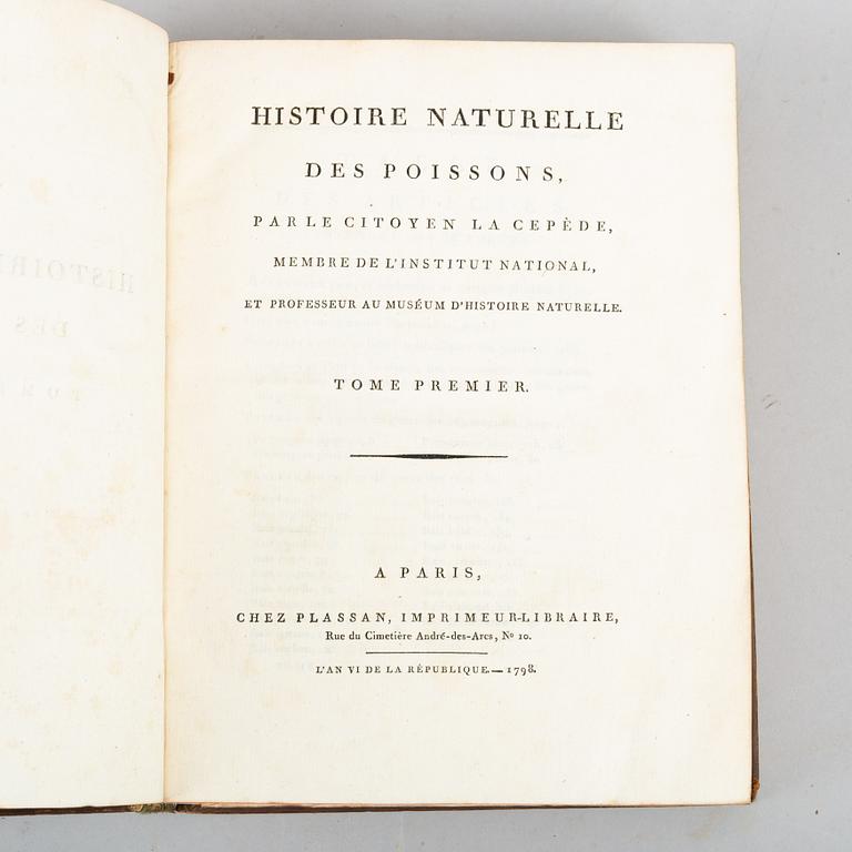 With 132 engraved plates of fishes and whales.