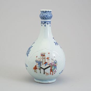 FLASKA, kompaniporslin. Qing dynastin, Qianlong (1736-95).