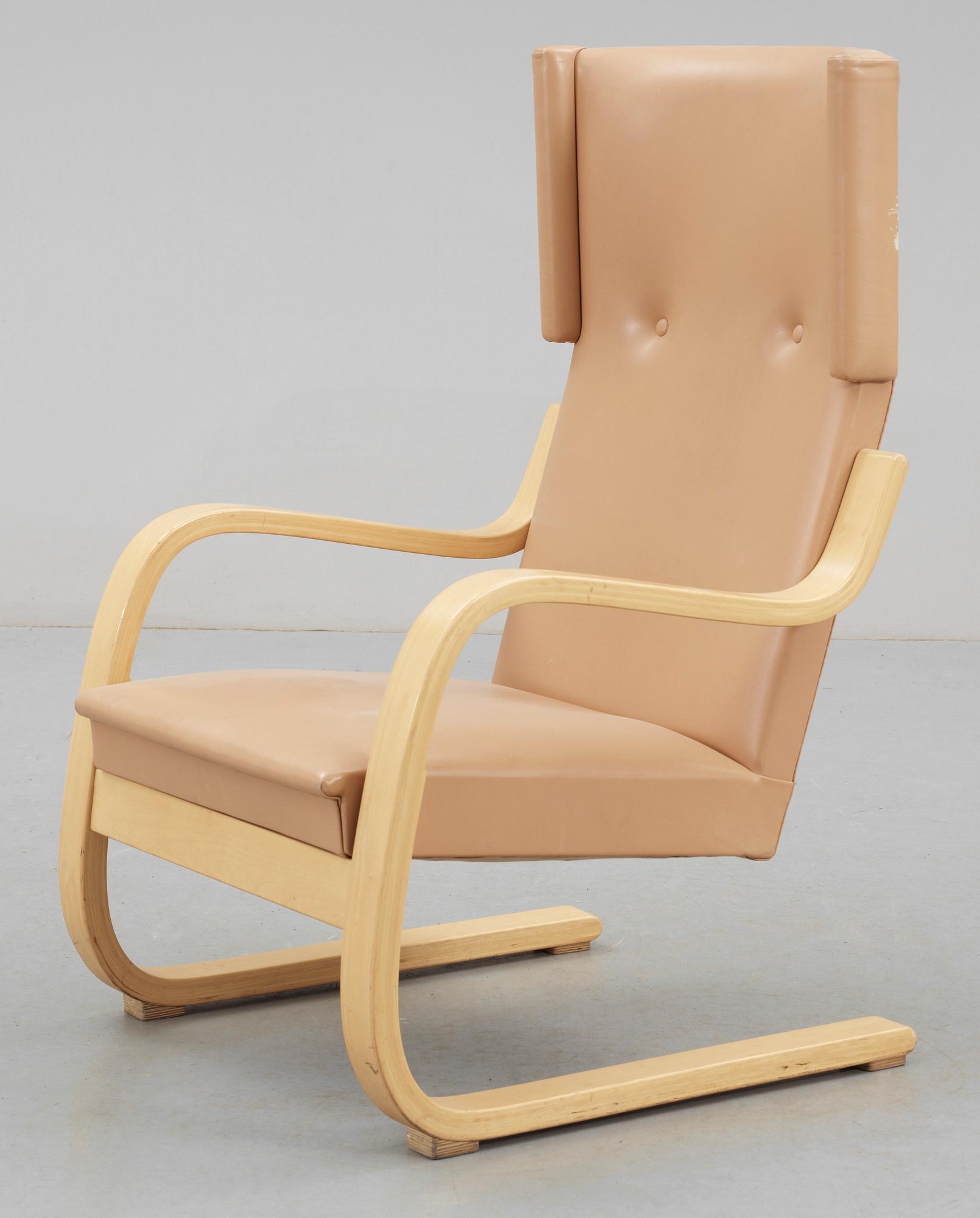 FÅTÖLJ, "Modell 401". Alvar Aalto, Artek, Finland.