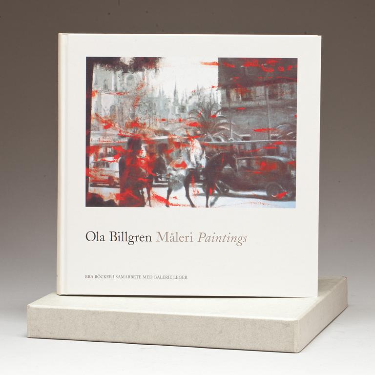 BOK, Ola Billgren "Måleri/Paintings" signerad och daterad -2000 med fotogravyr 56/250.