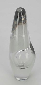 SKULPTUR, glas "Orkidé" sign. Timo Sarpaneva -55, Iittala.