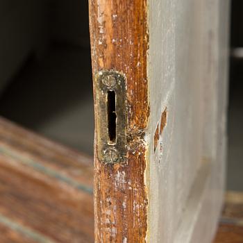 A 19th century cabinet table, marked Abiel Mäkitalo Ylitornio, Finland.