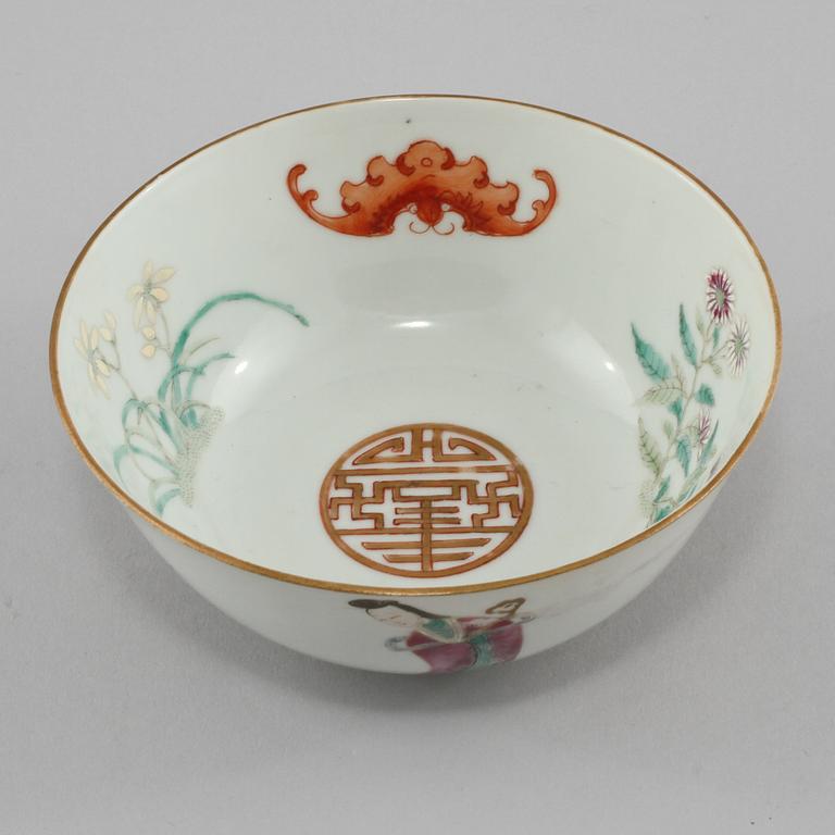 SKÅL, porslin, Kina, 1900-tal.