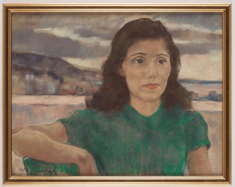 Lotte Laserstein, Porträtt av ung kvinna.