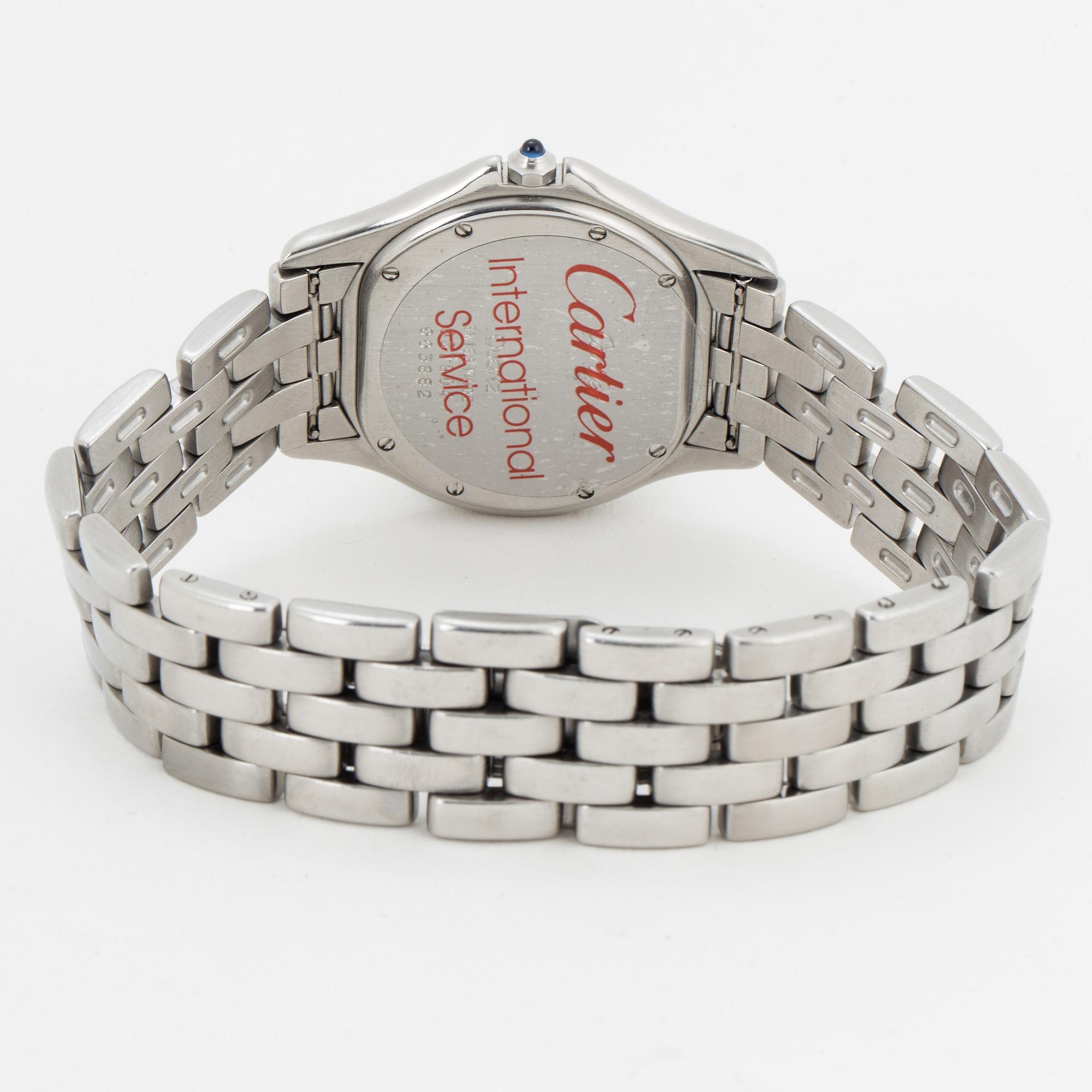 CARTIER, Cougar, wristwatch, 32.5 mm.