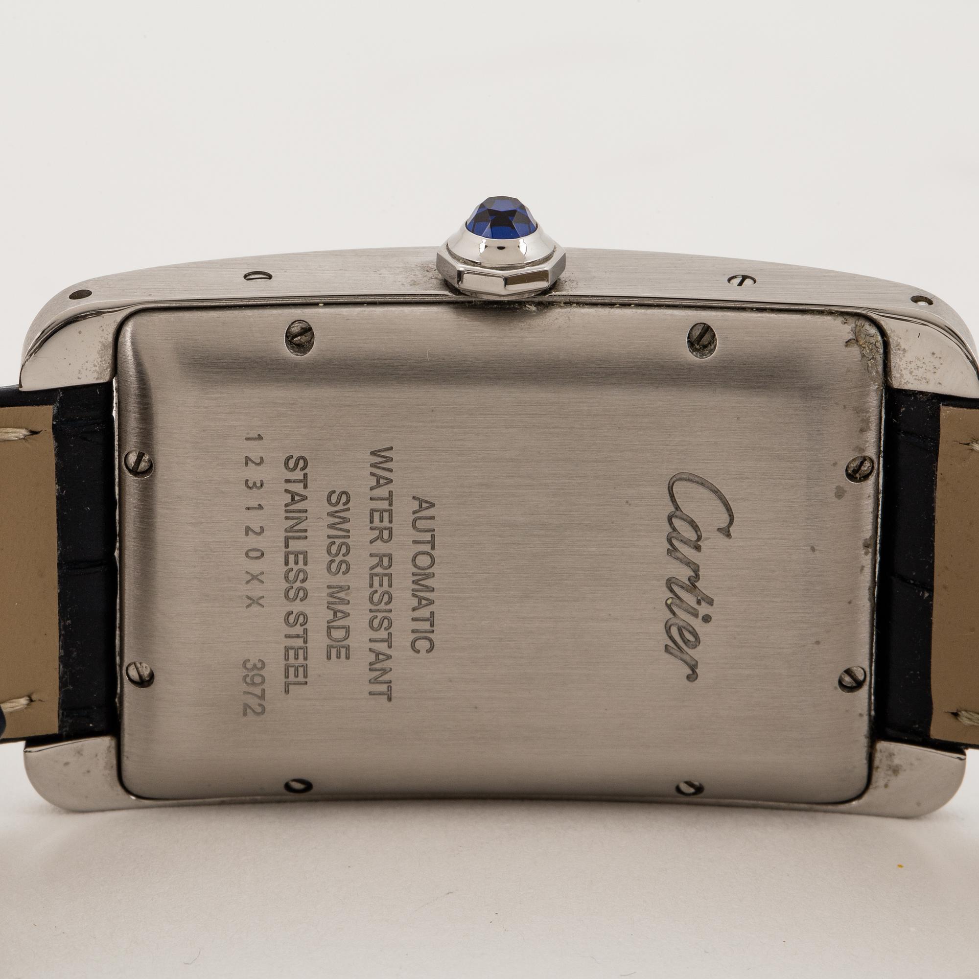 Cartier, Tank Américaine,  armbandsur, 26 x 45 mm.