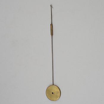 A 19th century French brass mantle clock pendulum Maviez à Paris.