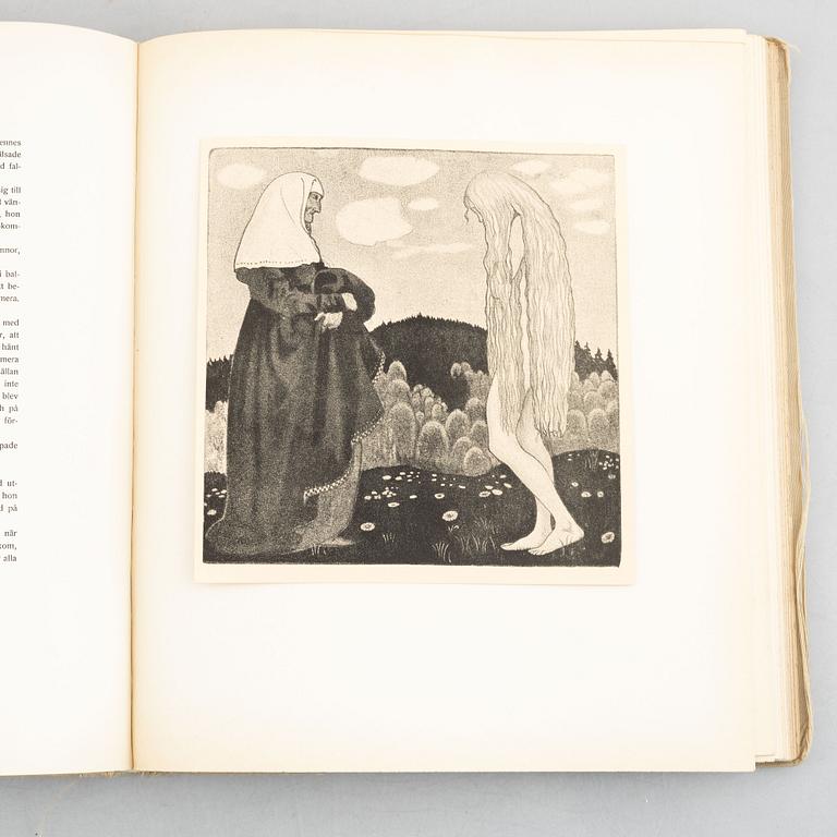"John Bauer: trettio bilder i mezzotypi till ett urval sagor i bland Tomtar och troll åren 1907-1915", Stockholm, 1918.