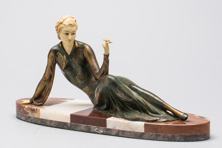 SKULPTUR, art-decostil. 1900-tal.