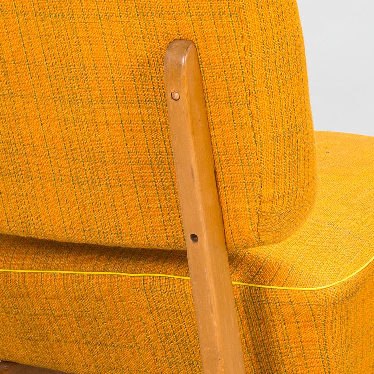 Oiva Parviainen, a mid-20th century 'Susanna' armchair for Lahden Lepokalusto, Finland.