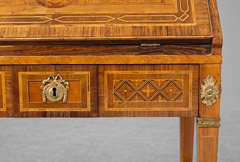 A Gustavian secretaire by G. Iwersson, not signed.