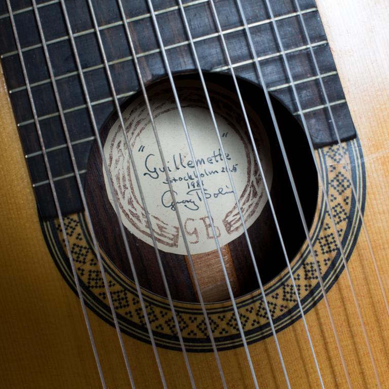 ALTO GUITAR, GEORG BOLIN, 11 STRINGS, 1981.