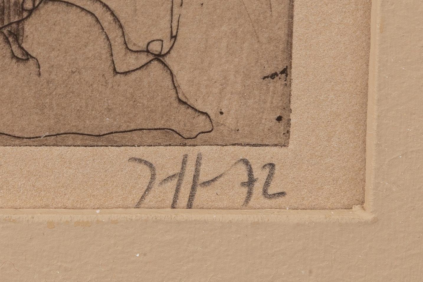 Horst Janssen, "An Rosvitha".