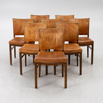 Stolar 8 st, Scandinavian Modern, 1940-tal.