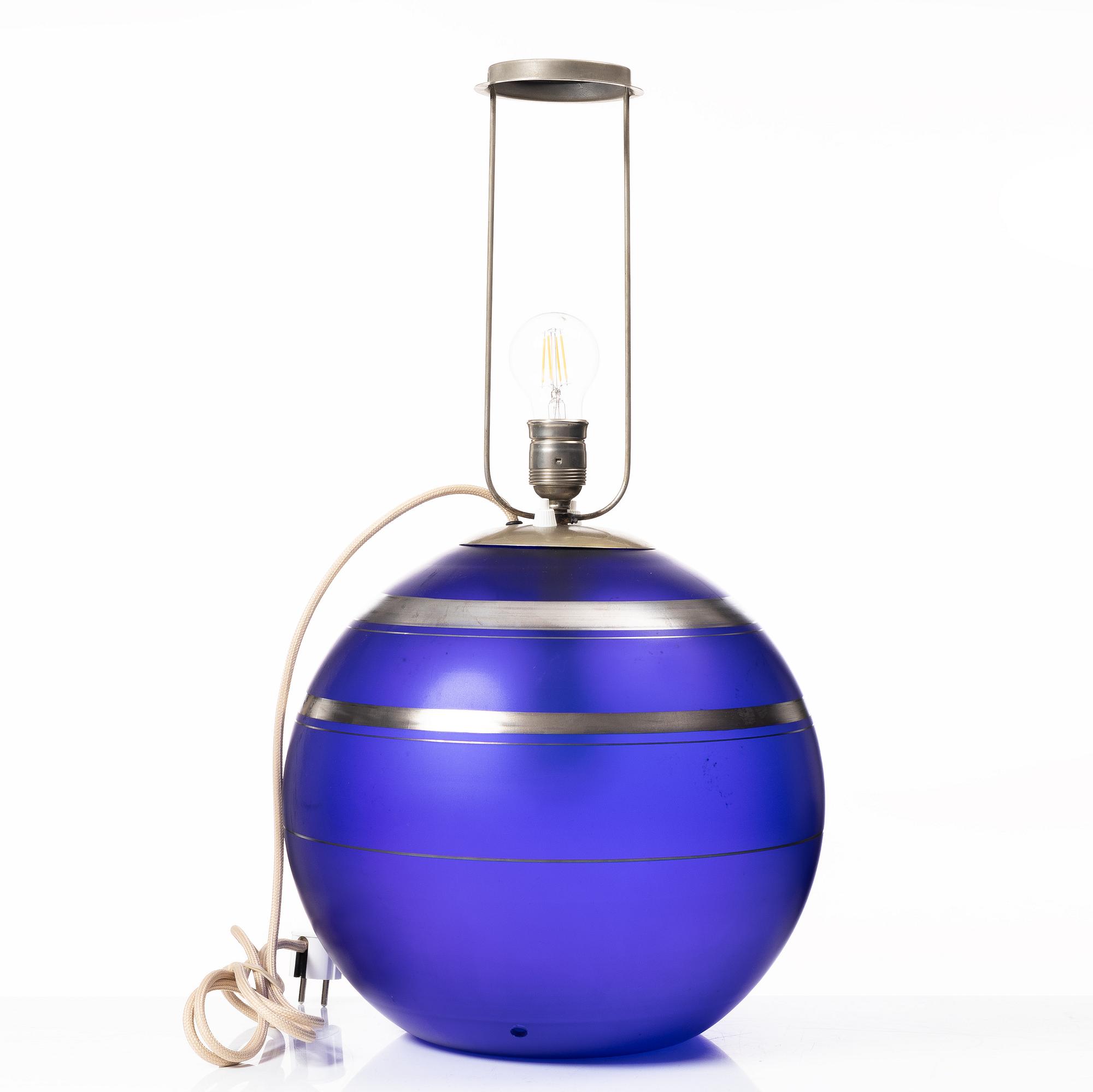 Malmö Metallvarufabrik, an imposing table lamp, variant of model "4173", Malmö, 1930s-40s.