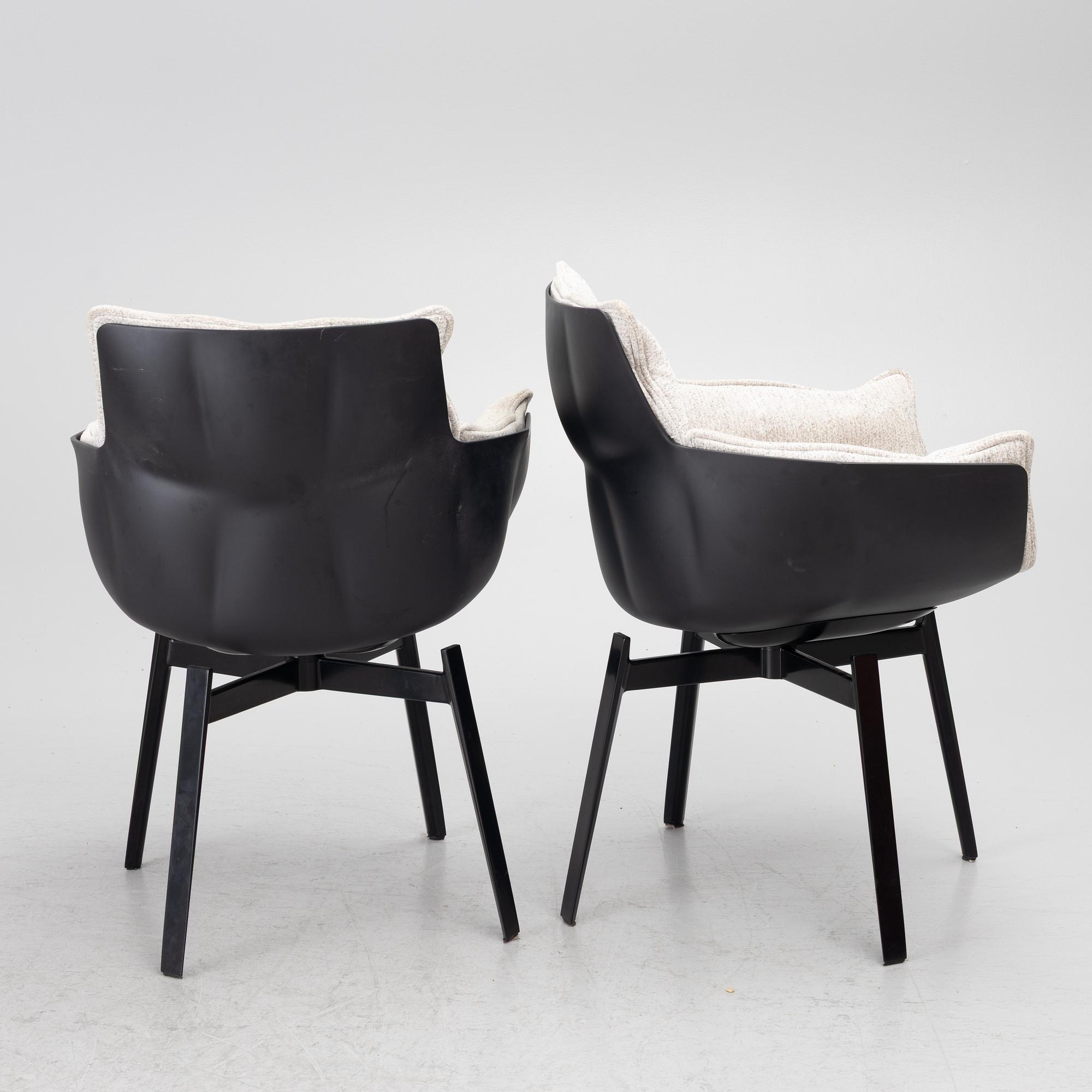 Patricia Urquiola, karmstolar, 10 st, "Husk", B&B Italia.