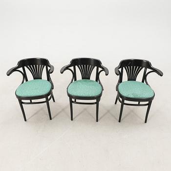 Armchairs, 6 pieces, Gemla, late 20th/early 21st century.