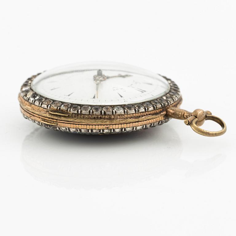 Julien Le Roy à Paris, a pair case pocket watch for the turkish market, mid 19th century.