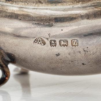 Adie Brothers Ltd, a silver cruet set in box, Birmingham 1924.