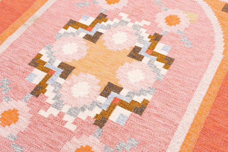 Ingegerd Silow, rölakan, signerad IS, ca 230 x 170 cm.