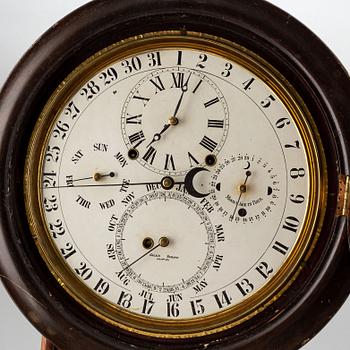 A Gale's Patent Calendar Clock, 1870's/1880's.