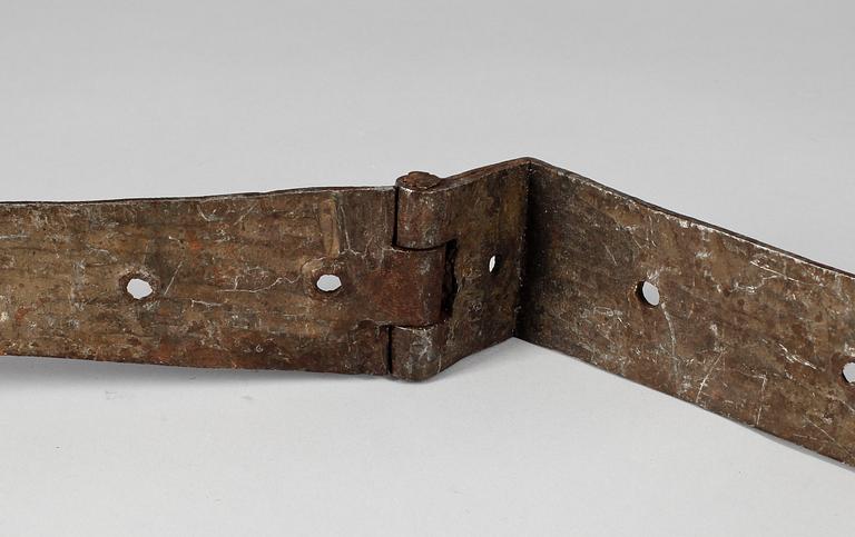 GÅNGJÄRNSBESLAG, ett par, renässans, 1500-tal.