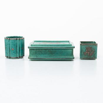 Wilhelm Kåge, “Argenta”, 6 pieces, Gustavsberg.