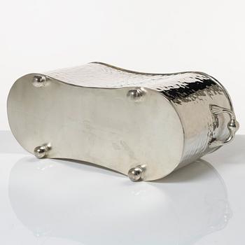 Wine cooler, silver plate, period.