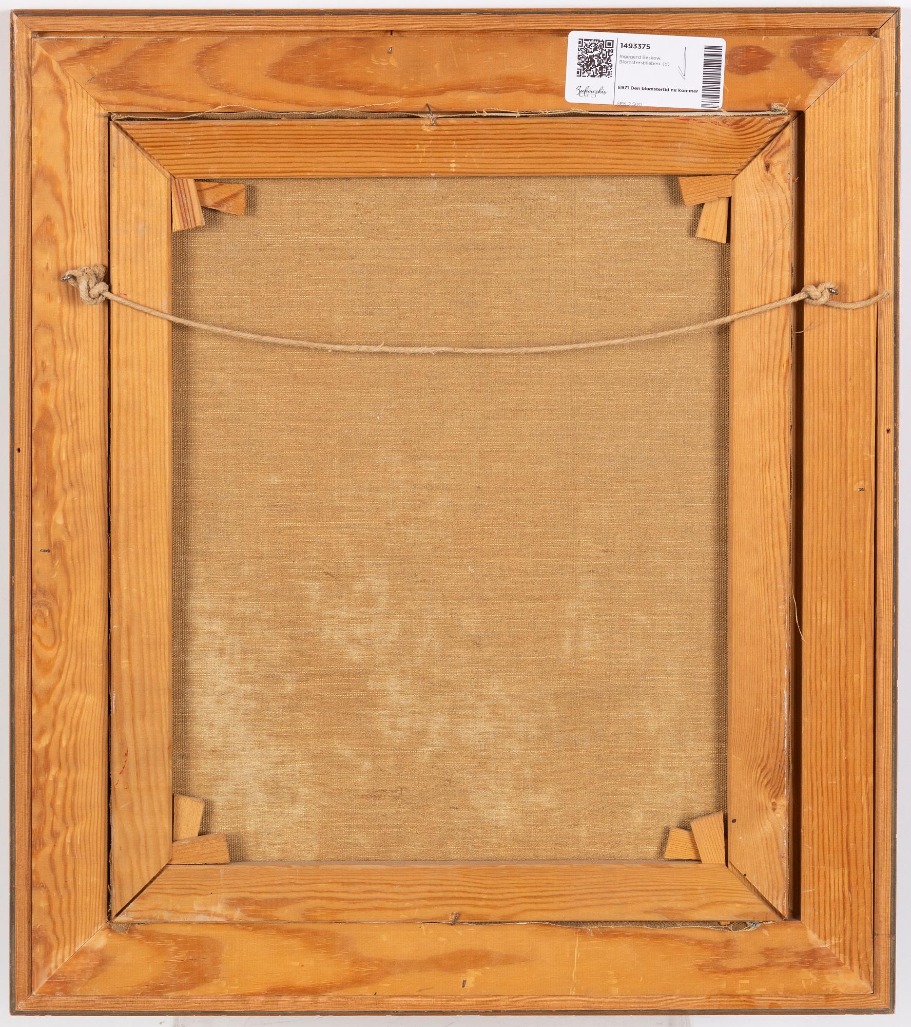 Ingegerd Beskow, Flower still life.