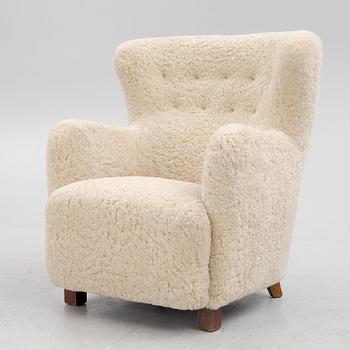 Peder Pedersen, attributed to . A Danish Modern armchair, 1930's/40's.