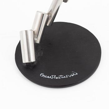 Oscar Reutersvärd, sculpture, steel, signed,