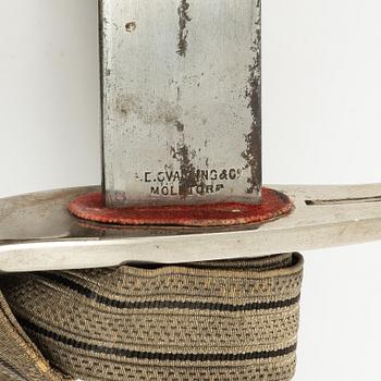 Saber, Swedish, from around the year 1900, with scabard.