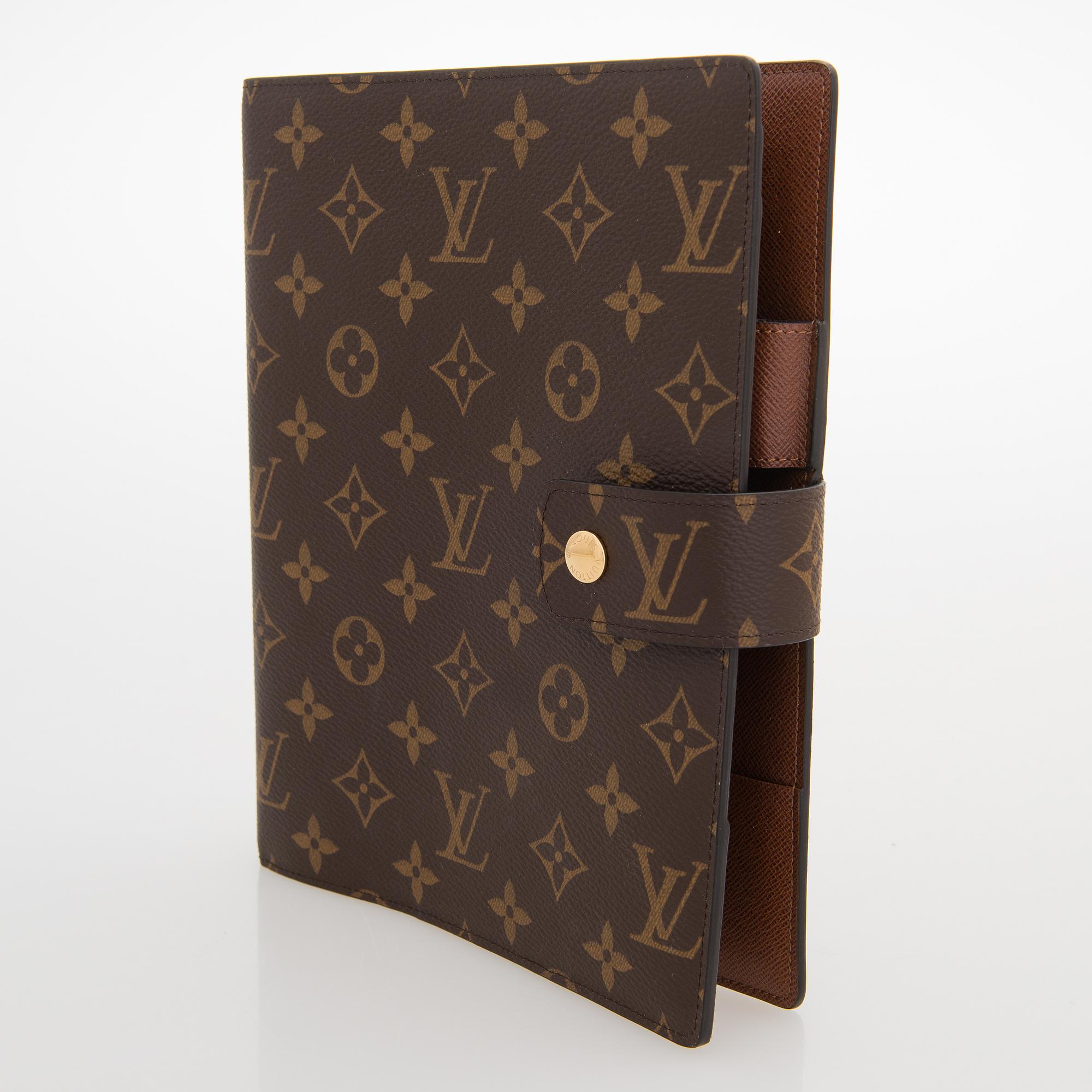 Louis Vuitton, "Large Ring Agenda Cover", kalenderfodral.