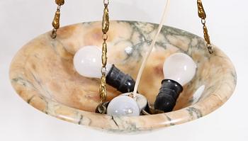 AMPEL, alabaster och mässing.