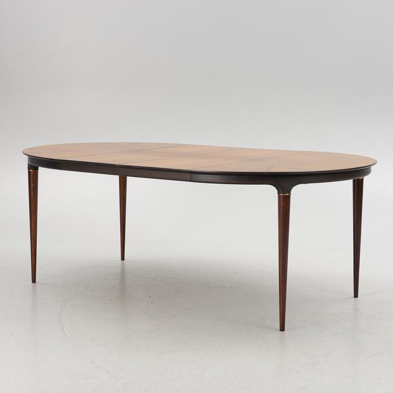 Svante Skogh, a 'Cortina' dining table and six chairs, Seffle Möbelfabrik, 1960's.