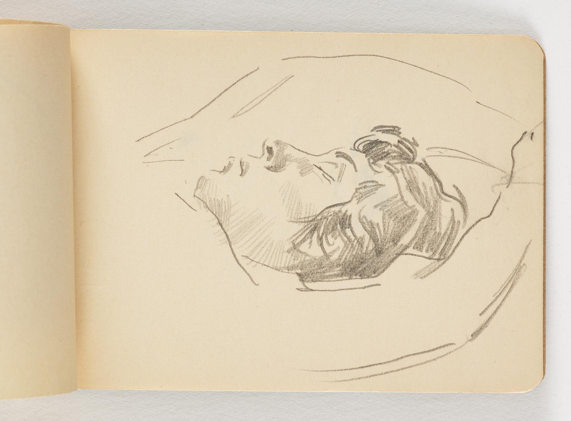 Lotte Laserstein, 10 små skissblock med teckningar.