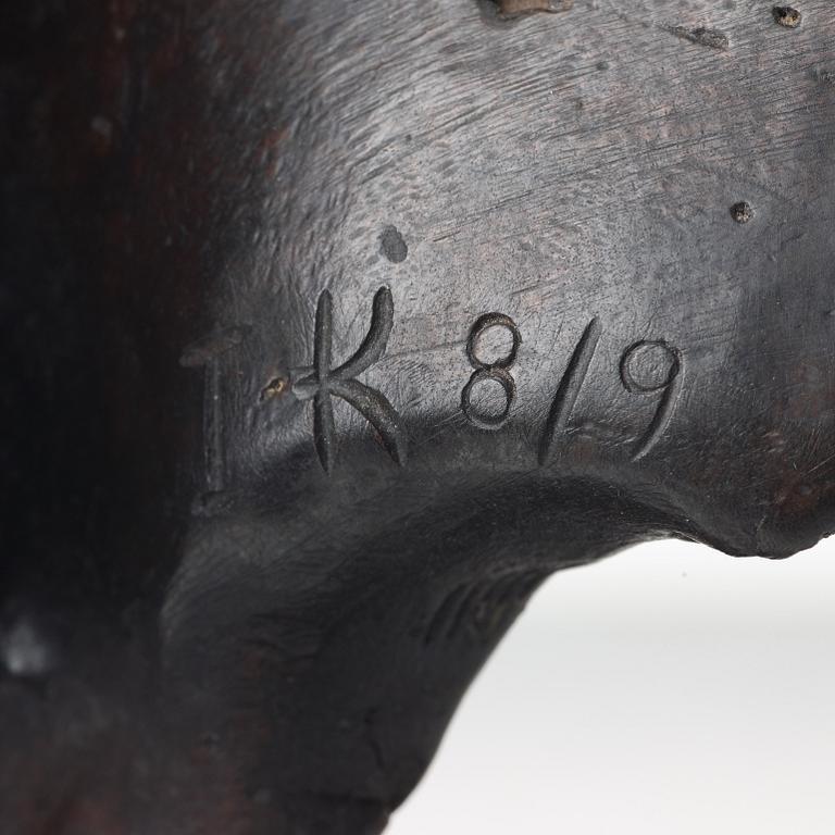Ilhan Koman, ILHAN KOMAN, bronze, signed I.K and numbered 8/9.