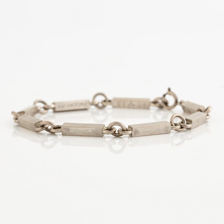Wiwen Nilsson, Bracelet, silver, Lund 1938.