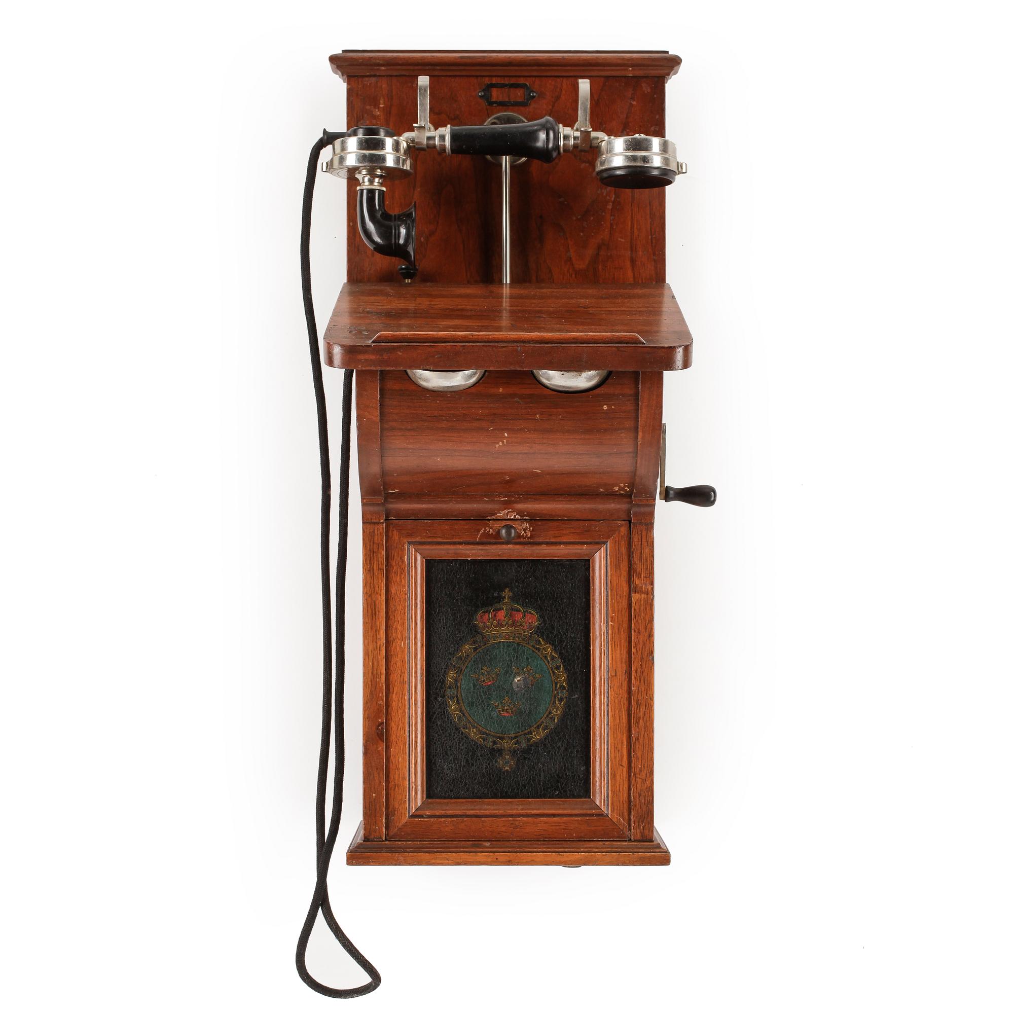 VÄGGTELEFON, LM Ericsson, 1800-talets slut.