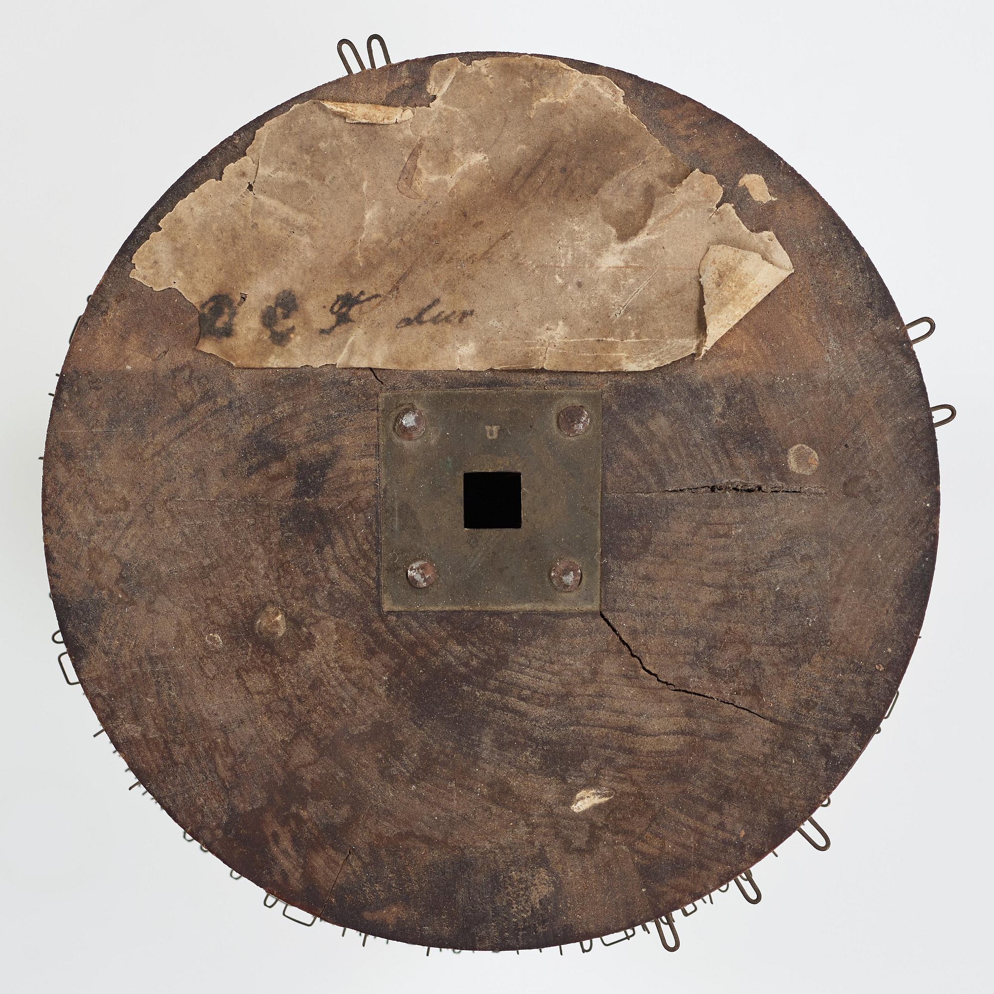 GOLVUR med spelverk, av Peter Strand 1798, med 14 stycken musikrullar. Sengustavianskt.