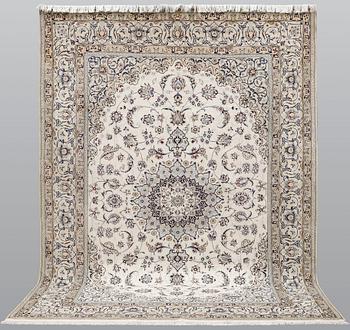 Matto, Nain part silk sk 9LAA,   342 x 255 cm.