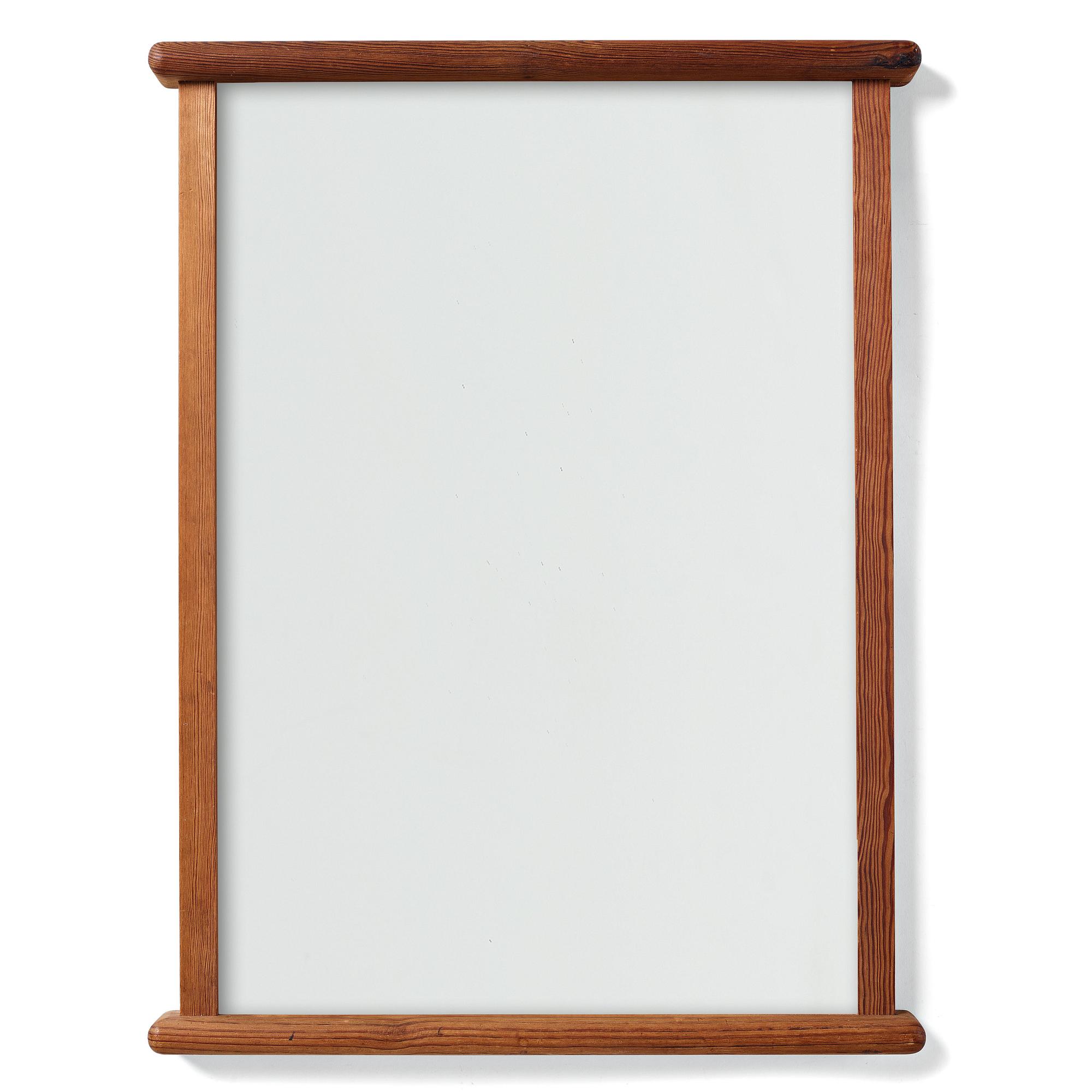 Axel Einar Hjorth, a "Sport" stained pine framed mirror, Nordiska Kompaniet, Sweden 1930's.
