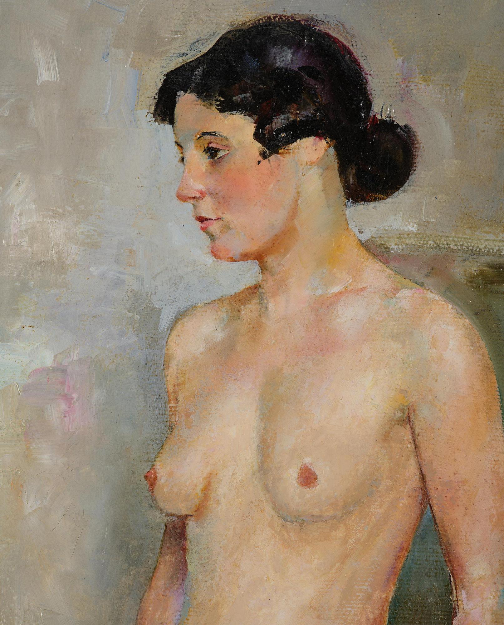 John Broberg, Model in the artists studio.