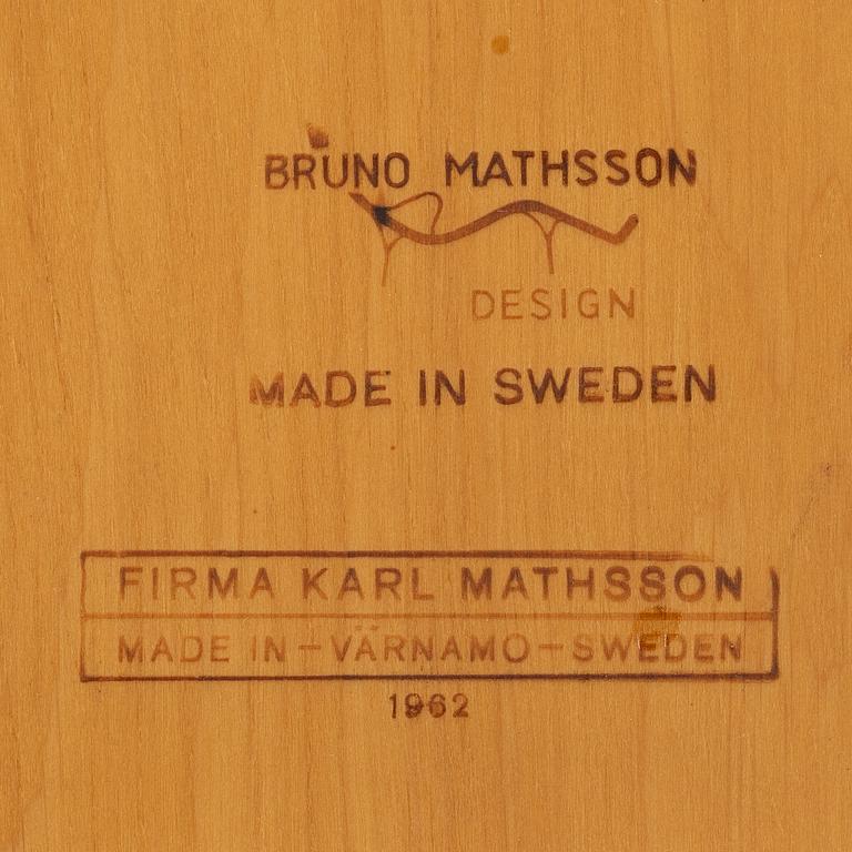 Bruno Mathsson, klaffbord, Firma Karl Mathsson, Värnamo, 1962.