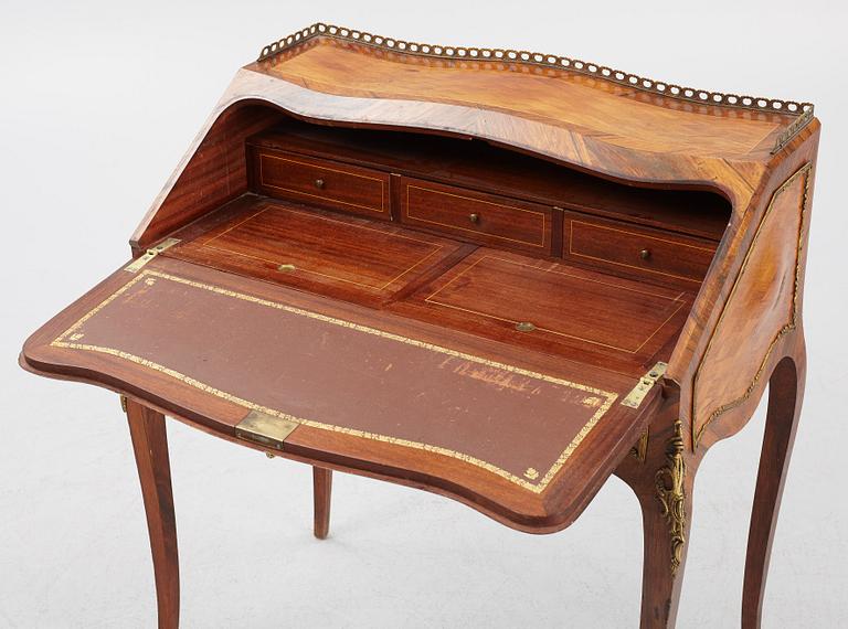 A Louis XV-style secretaire, mid 20th century.