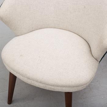 A pair of easy chairs by Bent Möller Jepsen, Simo, denmark, 1950s.