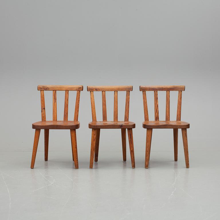 AXEL EINAR HJORTH, "Utö", AB Nordiska Kompaniet NK, 1930-/40-tal. Stolar 3 st.